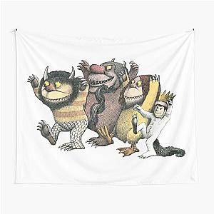 Where the wild things are, Max with Wolves Tapestry