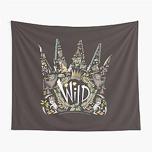 Wild Things Crown Collage Graphic Tapestry