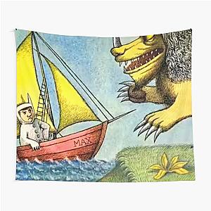 where the wild thing are , Funny Max Tapestry