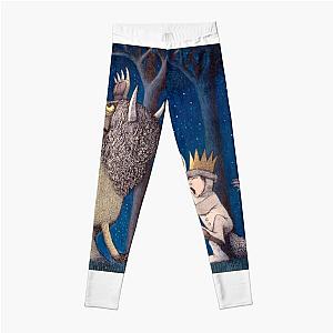 Where the Wild Things Are Wild Rumpus at night Leggings