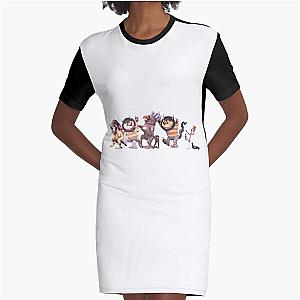 Inside All Of Us, The wild things are Graphic T-Shirt Dress