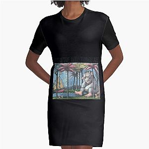 Where the Wild Things Are Cover Art Graphic T-Shirt Dress