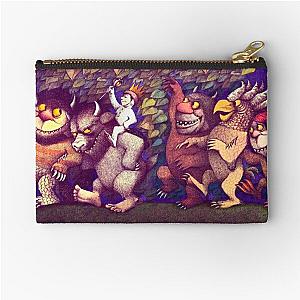 Wild Things are Romp Zipper Pouch