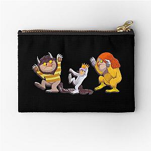 Max with wolves, Where the wild things are Zipper Pouch