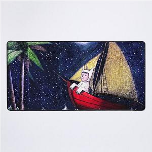 Boat travel, Where The Wild Things Are Desk Mat