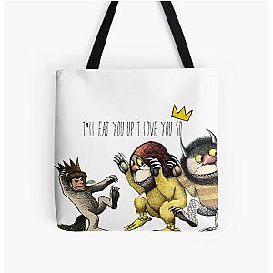 Where The Wild Things Are All Over Print Tote Bag