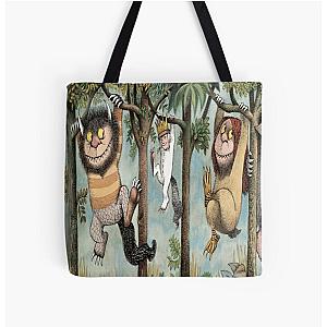 The Wild Things Are All Over Print Tote Bag