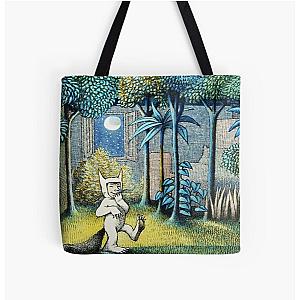 Where the Wild Things Are - Max in the jungle All Over Print Tote Bag