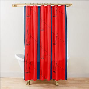 Whiplash minimal        Shower Curtain