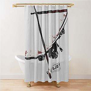 Whiplash minimalist Shower Curtain