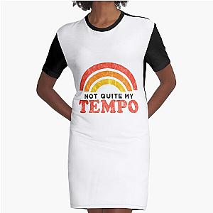 Whiplash Not Quite My Tempo Graphic T-Shirt Dress