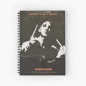 Whiplash minimalist Spiral Notebook