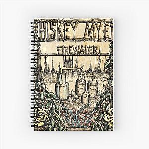 Whiskey Myers Firewater Poster Art Spiral Notebook