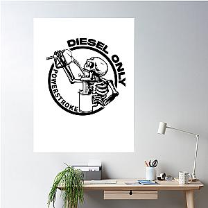 Whistlindiesel Sticker Diesel Only Sticker Poster Premium Merch Store