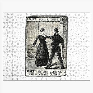 Day Gift For Arrested In Whitechapel Vintage Photograp Jigsaw Puzzle