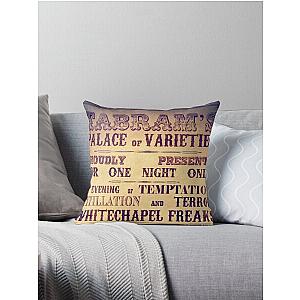 Don't Go Into The Cellar - Whitechapel Freaks Throw Pillow