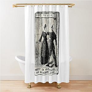 Day Gift For Arrested In Whitechapel Vintage Photograp Shower Curtain