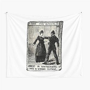 Day Gift For Arrested In Whitechapel Vintage Photograp Tapestry