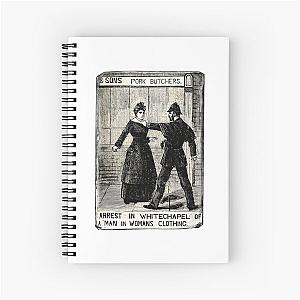 Day Gift For Arrested In Whitechapel Vintage Photograp Spiral Notebook