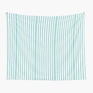 Blue and White Stripes Ocean Horizontal Tapestry