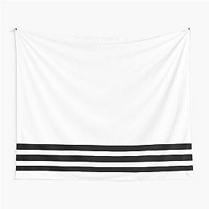 Black and White Stripes Tapestry