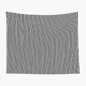 Black and White Stripes Tapestry