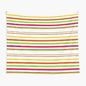 White Colour Striped Tapestry