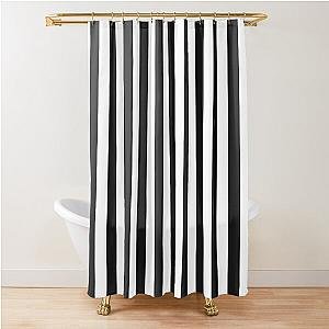 Black and White Stripes Shower Curtain