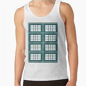 Teal Stripe Tank Top
