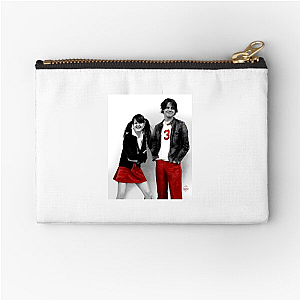 White Stripes Merchandise For Fans White Stripes Zipper Pouches