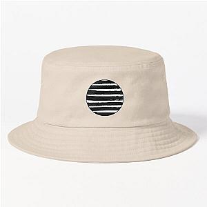Black White Stripes Bucket Hat