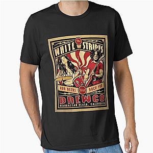 Retro White Stripes Essential T Shirt