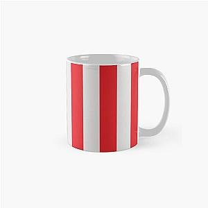 Red White Stripes Classic Mug