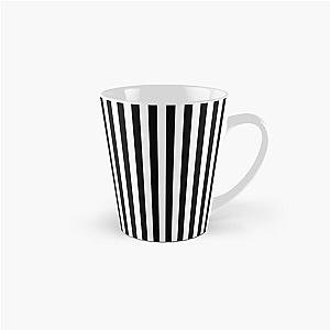 Black and White Stripe Tall Mug