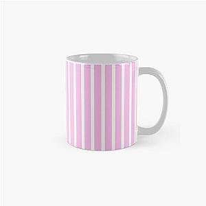 Pink and white stripe Classic Mug