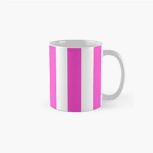 Pink and White Pin Stripes Classic Mug