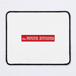 The White Stripe Mouse Pad