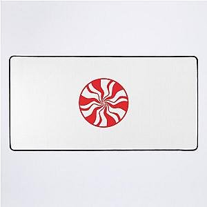 The White Stripe Desk Mat
