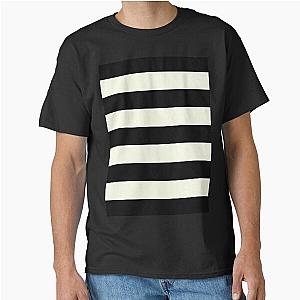 Preppy Paris Chic Black and White Stripes Classic T-Shirt