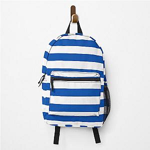 Navy White Stripes Backpack