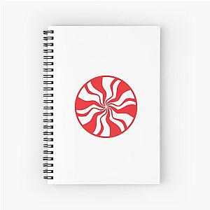 The White Stripe Spiral Notebook