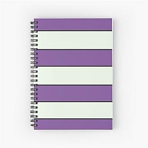 Purple Stripes Spiral Notebook