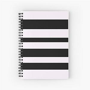 Black and White Spiral Notebook