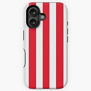Red White Stripes iPhone Tough Case