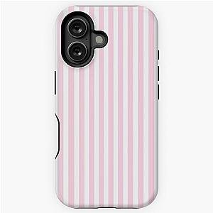 Pink and White Stripes iPhone Tough Case