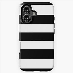 Black and White Pattern Lines iPhone Tough Case