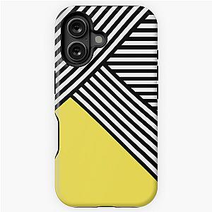 Black and white striped iPhone case
