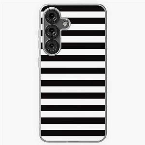 Black White Striped Samsung Galaxy Soft Case