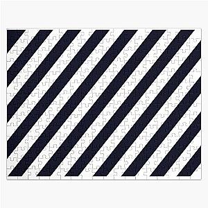 Black and White Stripes Jigsaw Puzzle
