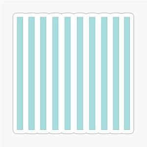 Blue and White Ocean Cabana Sticker Stripes Vertical Horizontal